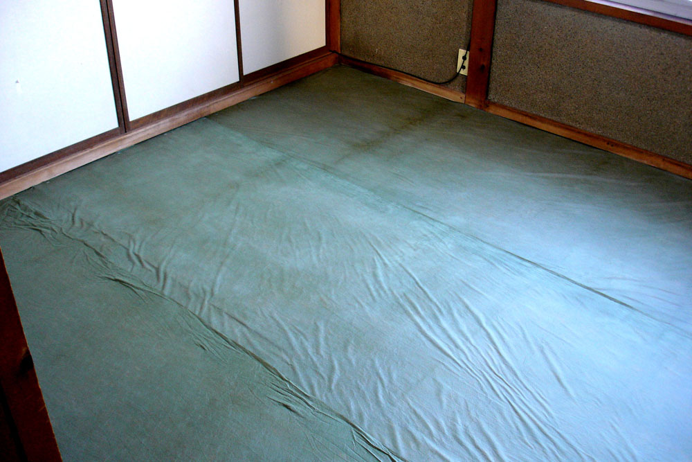 導電性スパンボンド施工(オールアースリフォーム)